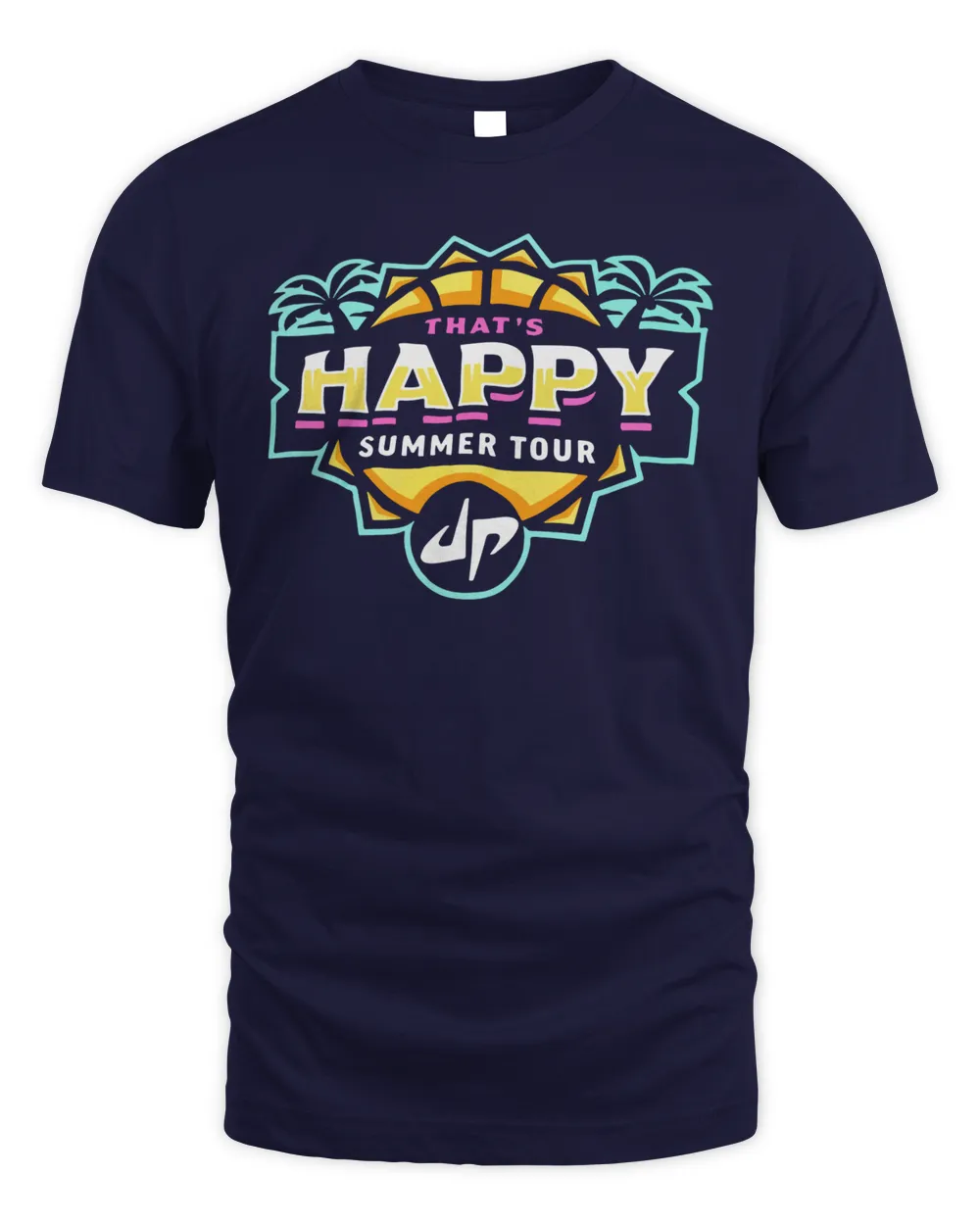 Dude Perfect Merch That's Happy Tour Shirt Unisex Standard T-Shirt navy s