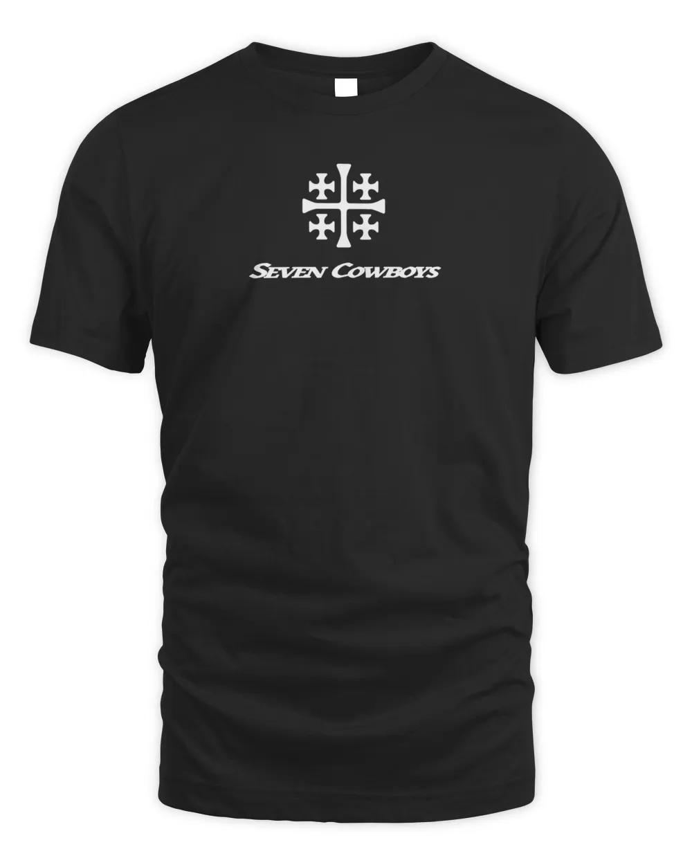 Seven Cowboys Clothing Logo Shirt Unisex Standard T-Shirt black s