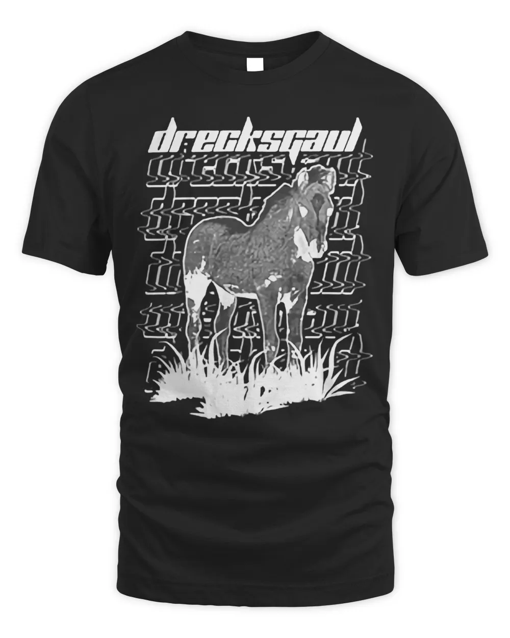 Gleggmire Merch Drecksgaul Shirt Unisex Standard T-Shirt black s