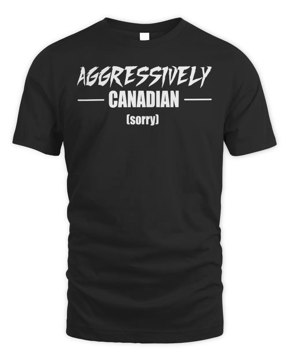Kopke613 Merch Aggressively Canadian Shirt Unisex Standard T-Shirt black s