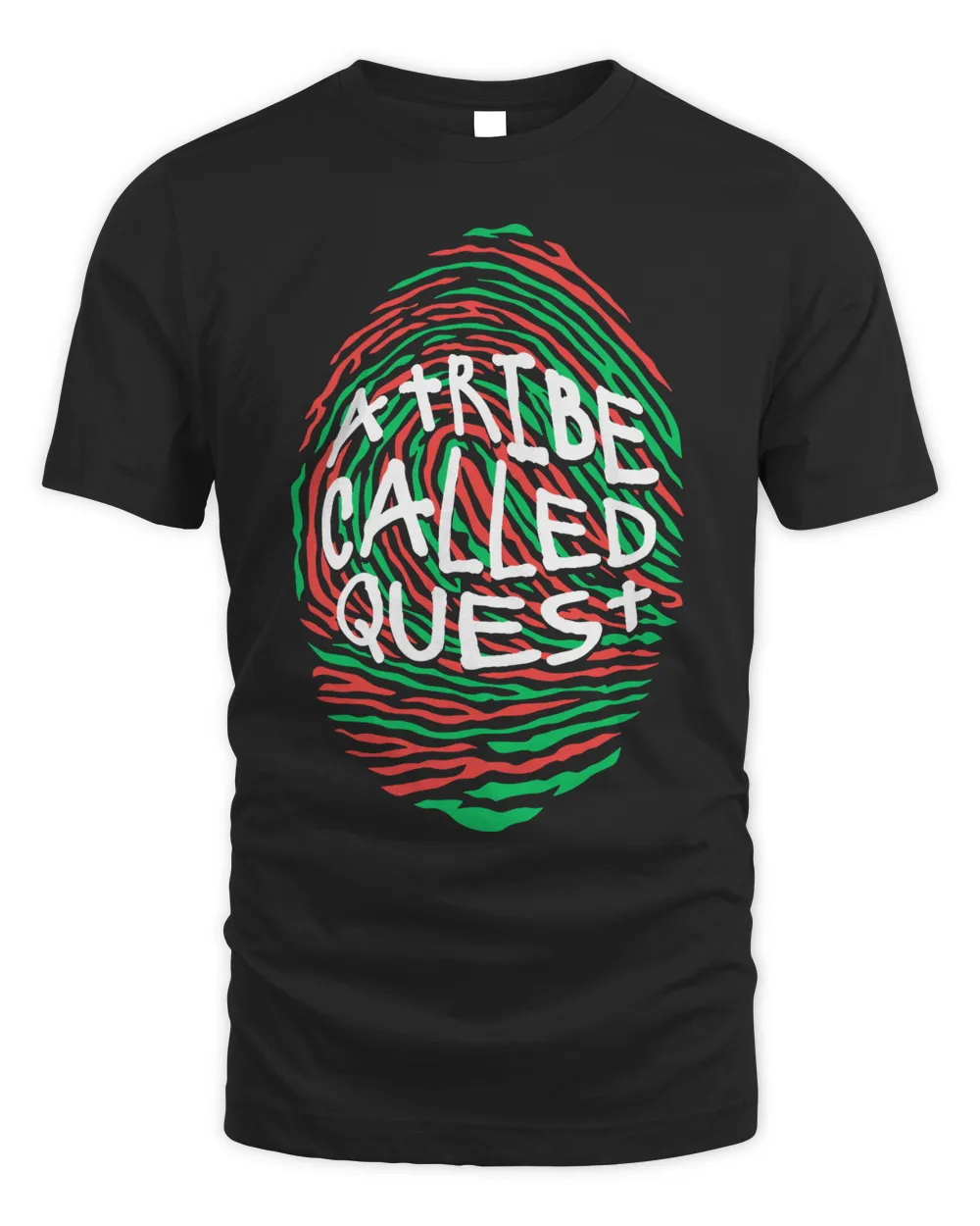 A Tribe Called Quest Merch Atcq Thumbprint Shirt Unisex Standard T-Shirt black s