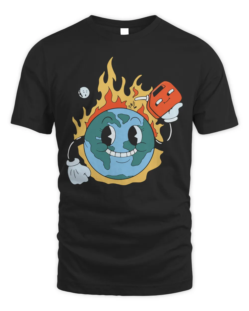 Hasan Piker Merch World on Fire Shirt Unisex Standard T-Shirt black s