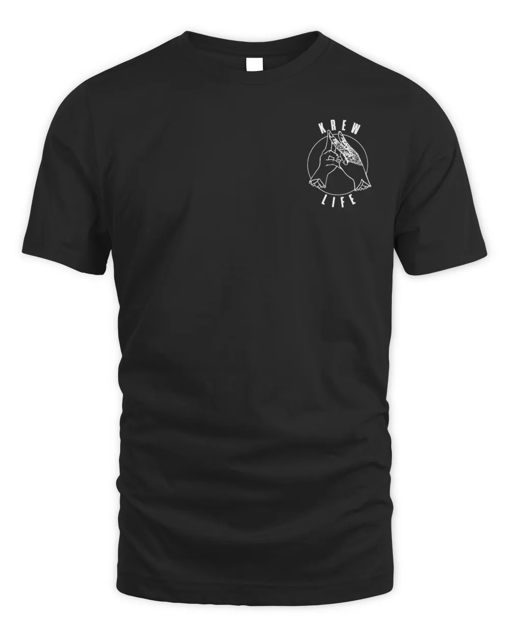 Krewella Merch Emblem Shirt Unisex Standard T-Shirt black s