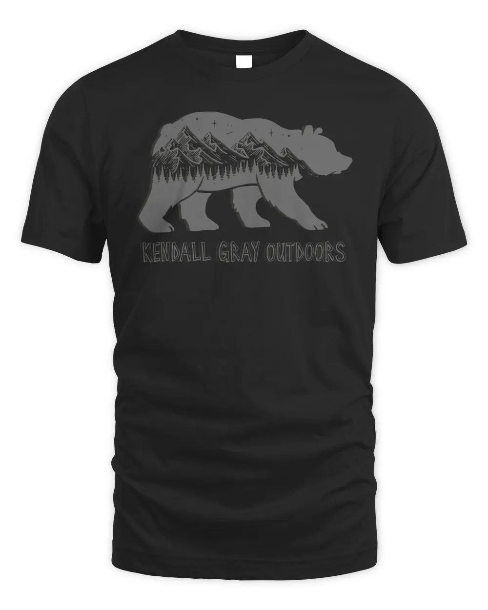 Kendall Gray Merch KG Bear T-Shirt Unisex Standard T-Shirt black s