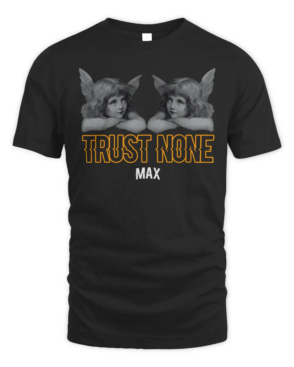 Maximo Apparel Stay True Angels Shirt Unisex Standard T-Shirt black s