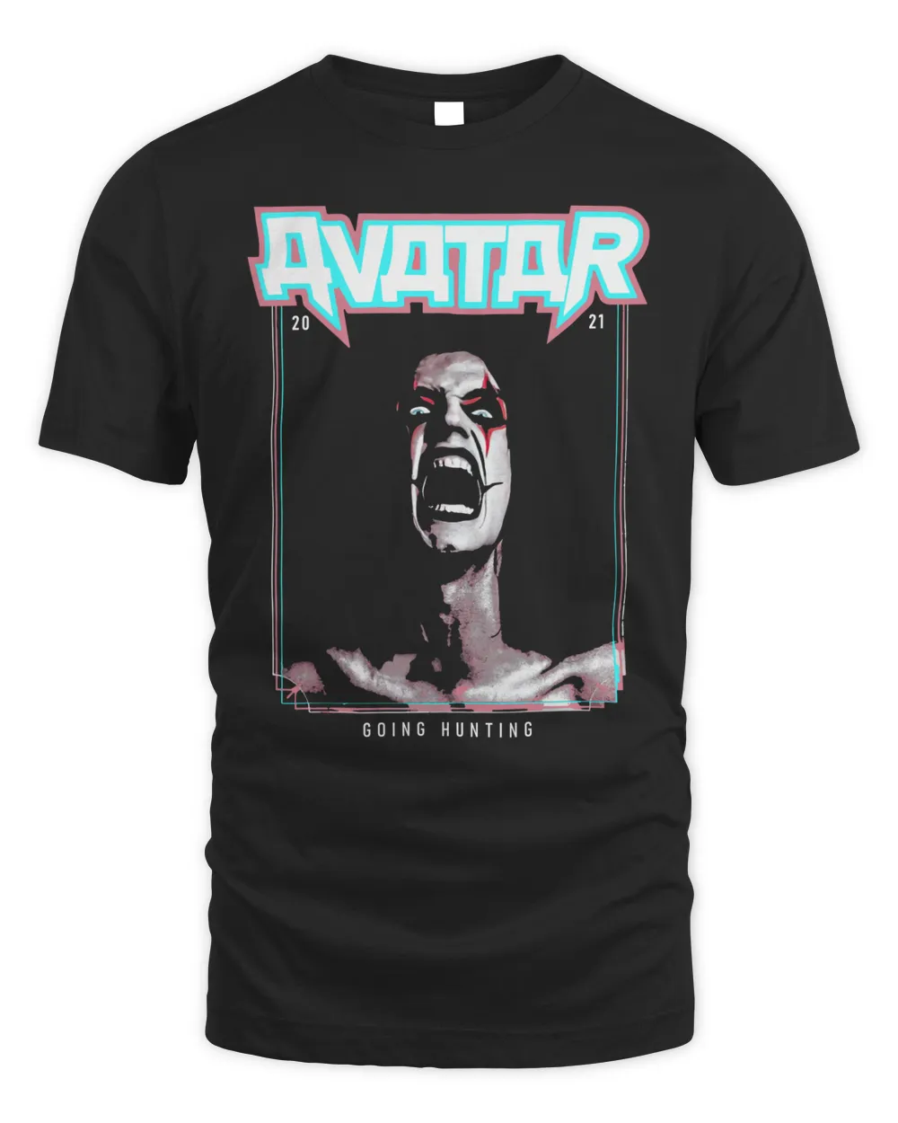 Avatar Band Merch Going Hunting Tour Shirt Unisex Standard T-Shirt black s