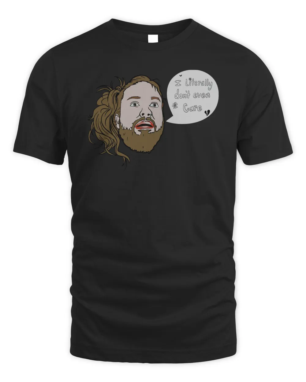 Leigh Mcnasty Merch Idc Shirt Unisex Standard T-Shirt black s