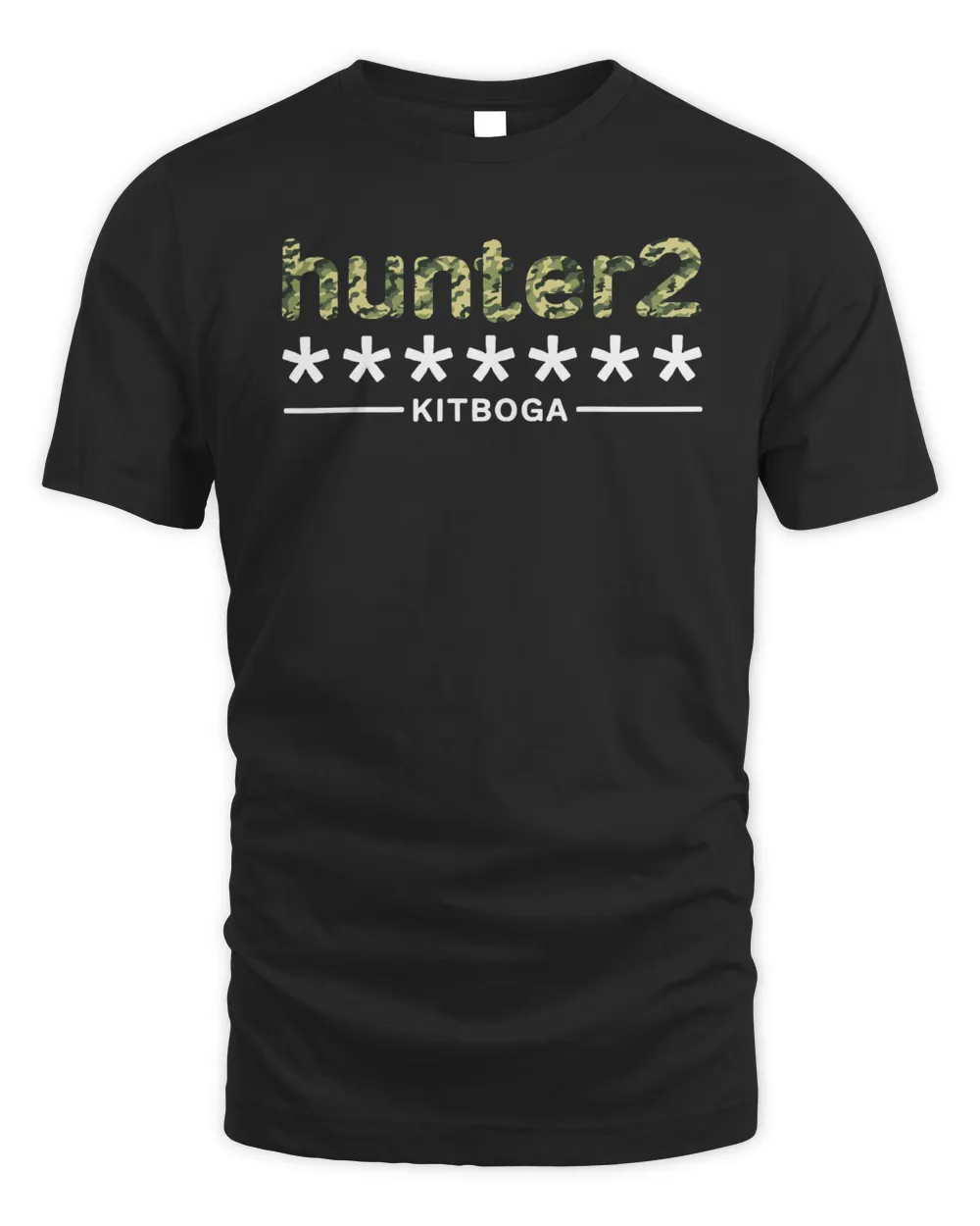 Kitboga Merch Hunter2 Password Shirt Unisex Standard T-Shirt black s