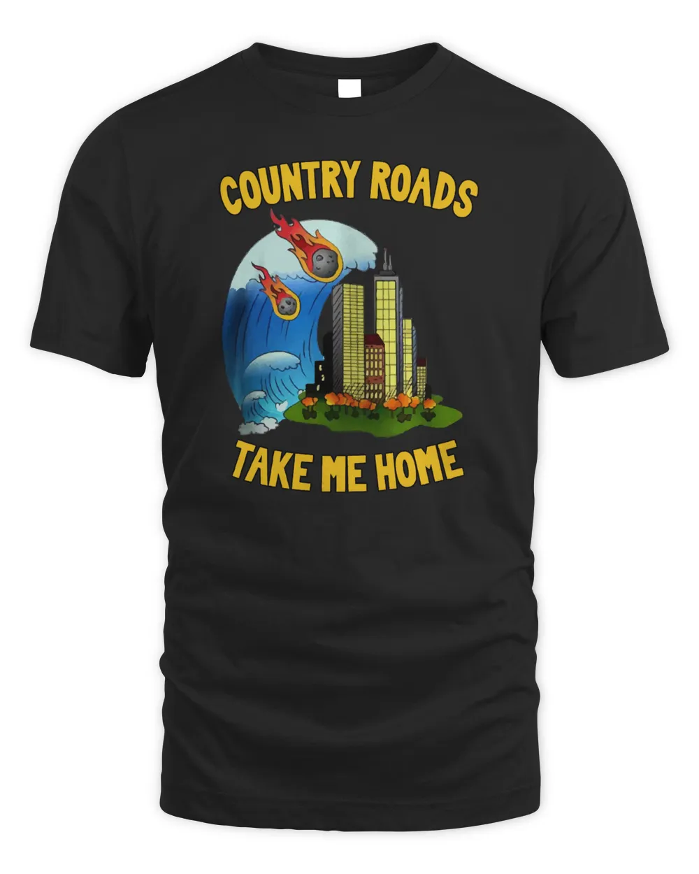 Rtgame Merch The Country Roads Shirt Unisex Standard T-Shirt black s