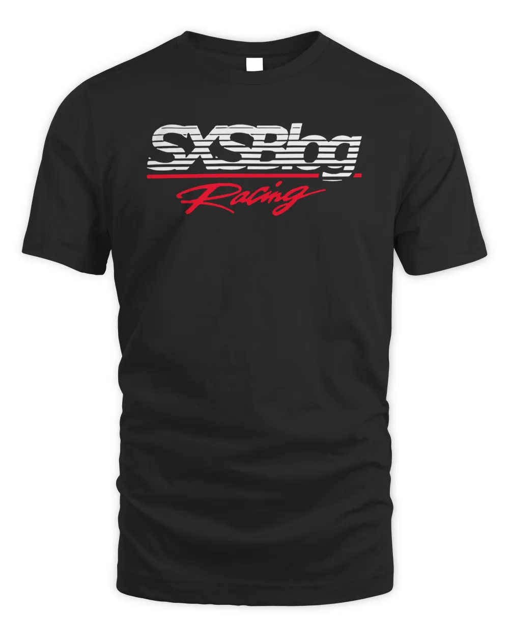 Sxsblog Merch Racing Shirt Unisex Standard T-Shirt black s