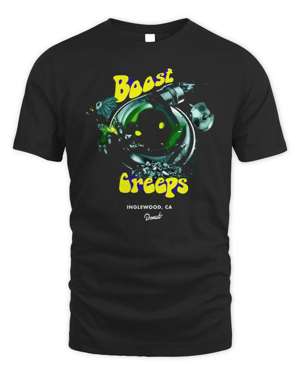 Donut Media Merch New Boost Creeps Shirt Unisex Standard T-Shirt black s