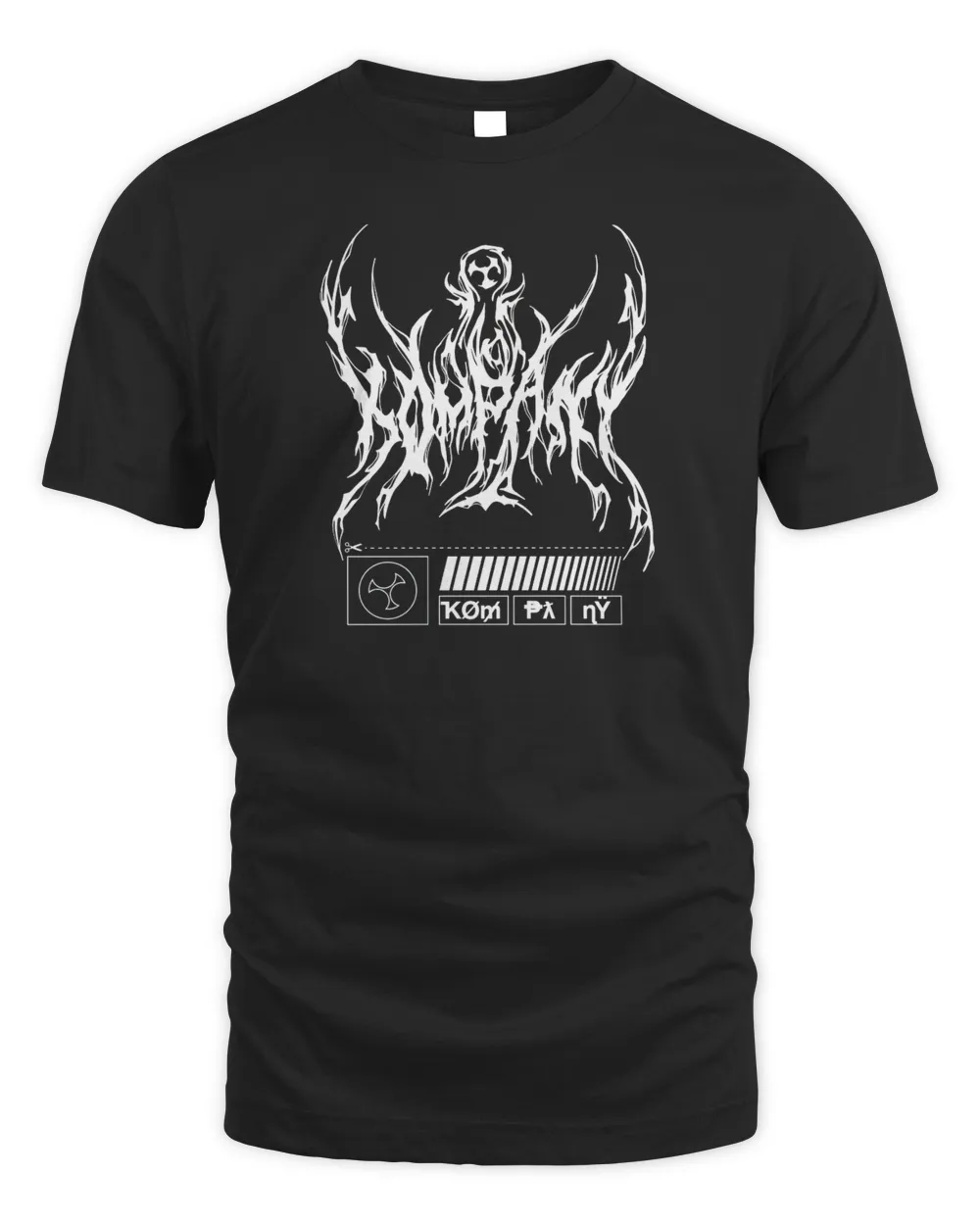 Kompany Merch Metal Shirt Unisex Standard T-Shirt black s