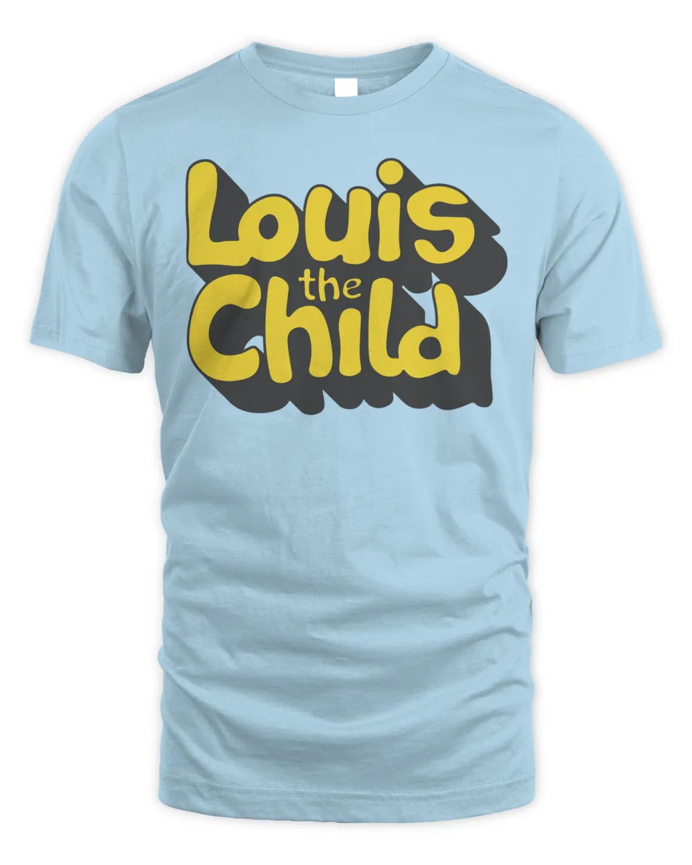 Louis the Child Merch Block Logo Shirt Unisex Standard T-Shirt light-blue s