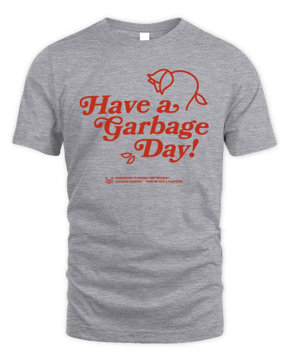 Donut County Merch Garbage Day Shirt Unisex Standard T-Shirt sport-grey s