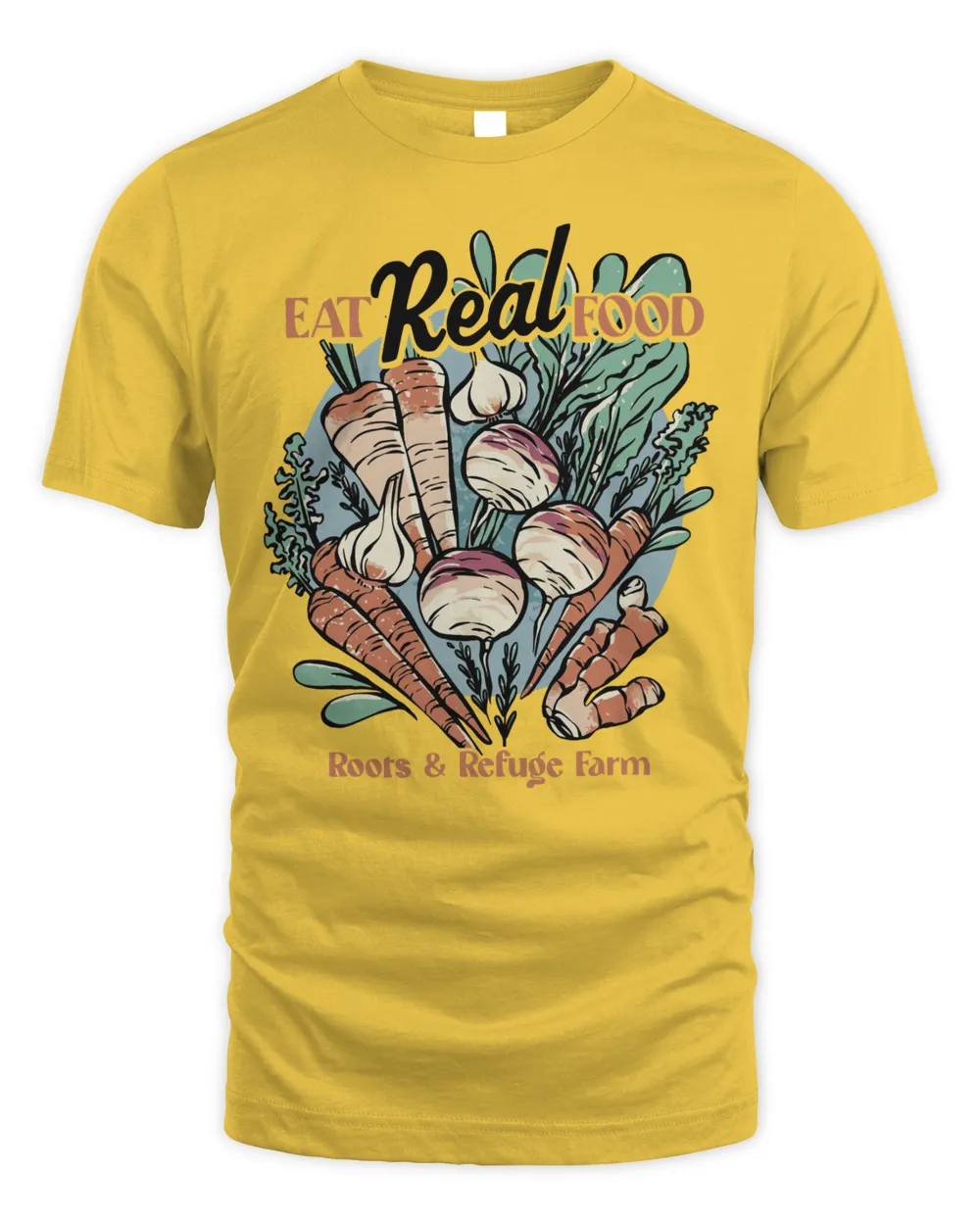Roots and Refuge Merch Eat Real Food Shirt Unisex Standard T-Shirt daisy s