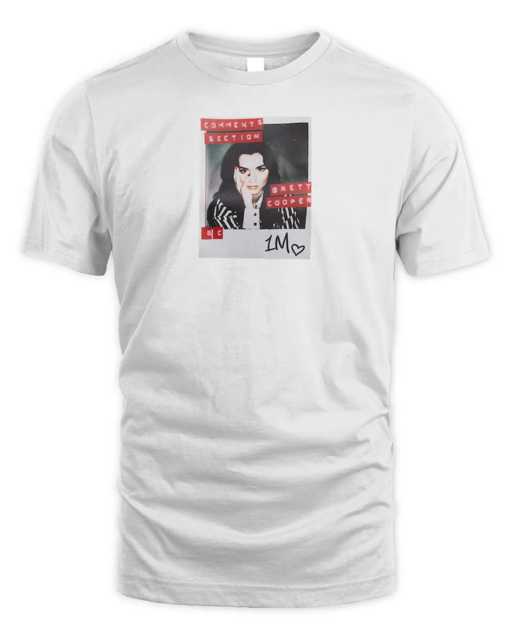 Brett Cooper Merch Bc Polaroid Photo Shirt Unisex Standard T-Shirt white s