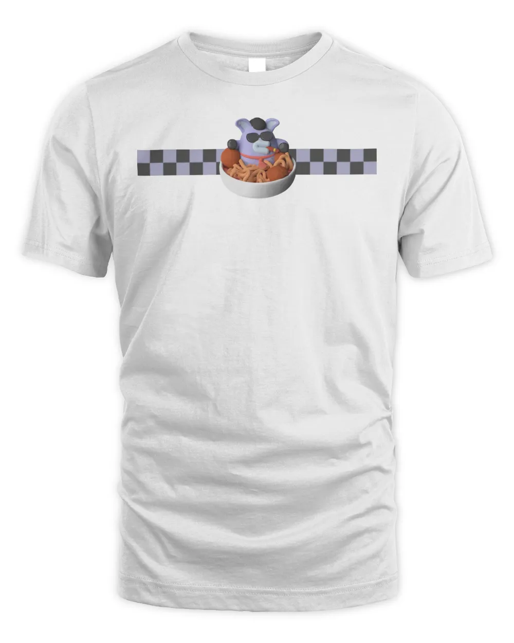 Dunkey Merch 3D Dunkaghetti Shirt Unisex Standard T-Shirt white s