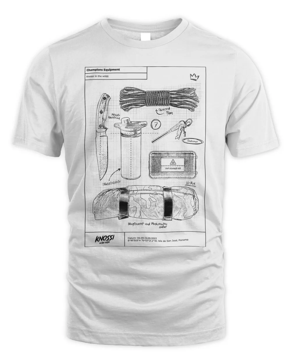 Knossi Merch Champions Shirt Unisex Standard T-Shirt white s