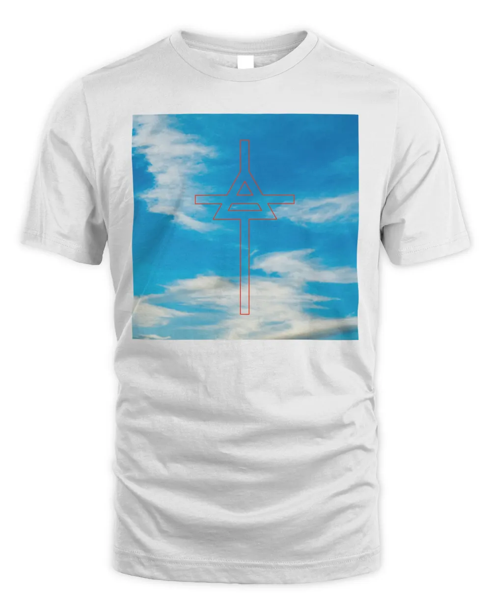 Thirty Seconds to Mars Merch It's the End of the World but It's a Beautiful Day Sky Shirt Unisex Standard T-Shirt white s