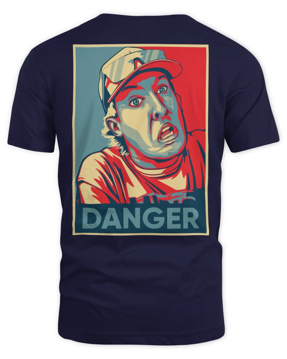 Cleetus Mcfarland Merch Red White and Blue Danger Shirt Unisex Standard T-Shirt navy s