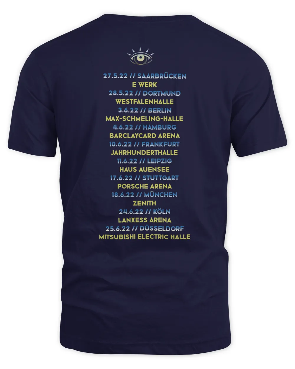 Alexander Marcus Merch Pharao Tour Shirt Unisex Standard T-Shirt navy s