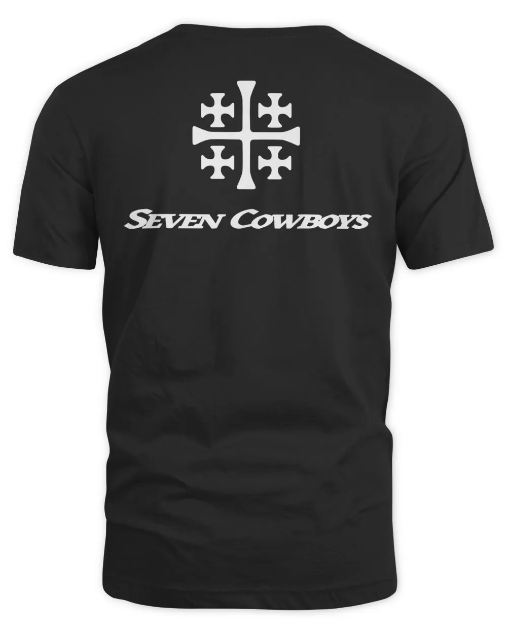 Seven Cowboys Clothing Logo Shirt Unisex Standard T-Shirt black s