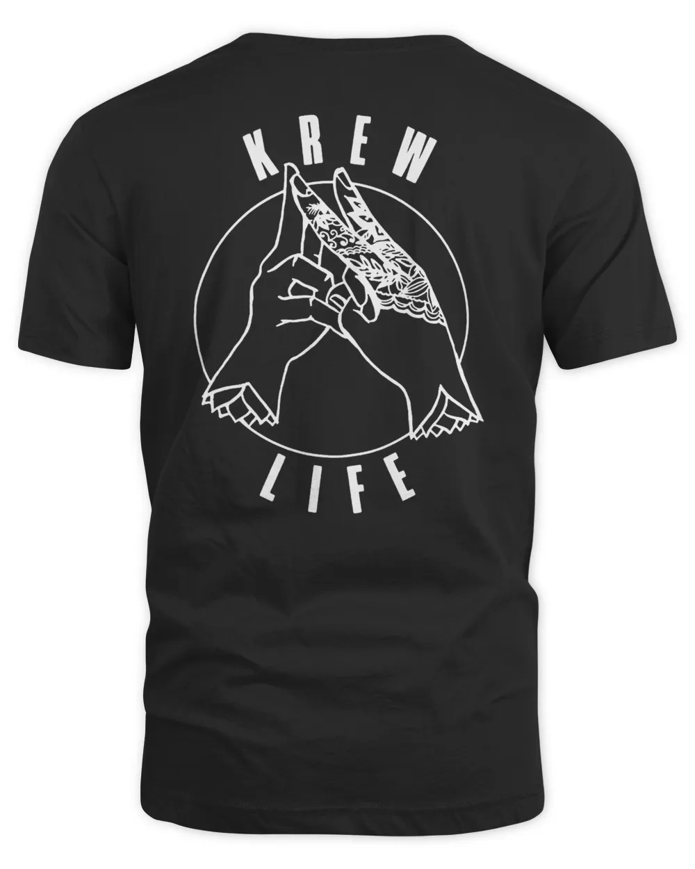 Krewella Merch Emblem Shirt Unisex Standard T-Shirt black s