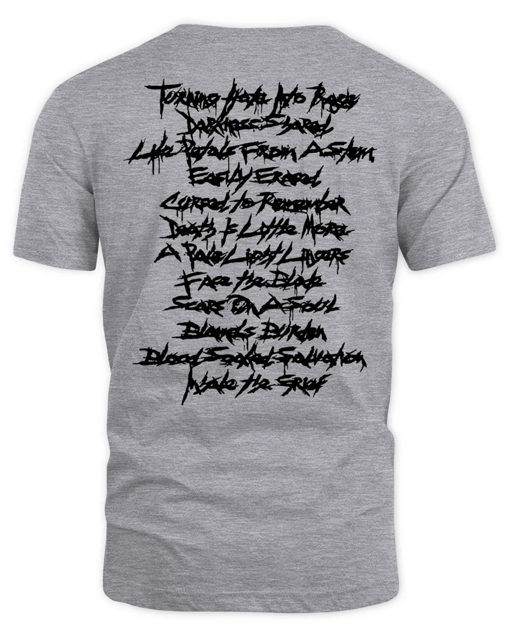 Boundaries Merch Dilm Tracklist Shirt Unisex Standard T-Shirt sport-grey s