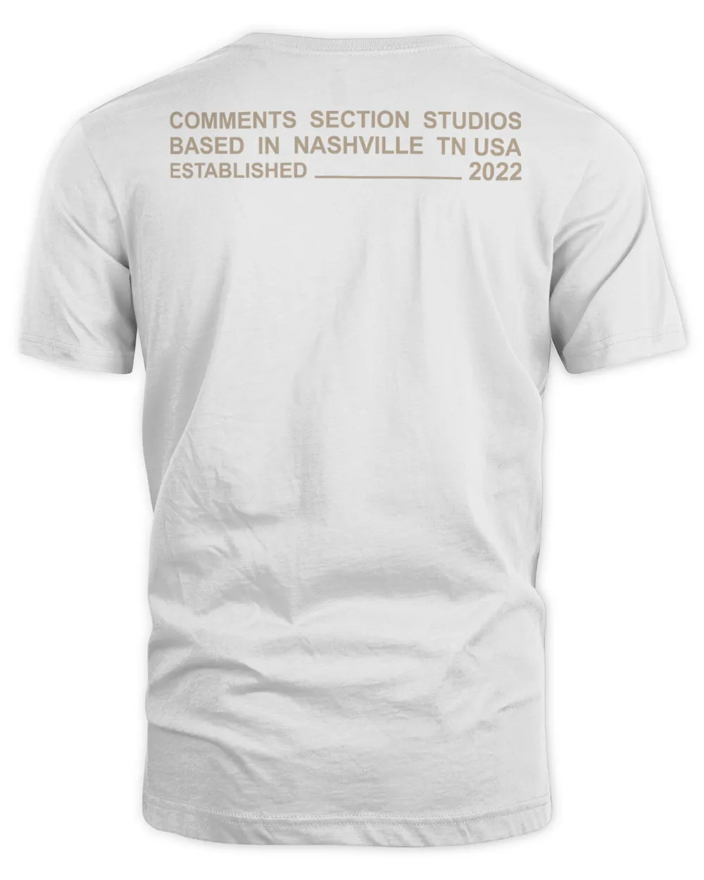 Brett Cooper Merch Bc Comments Section Studio Shirt Unisex Standard T-Shirt white s