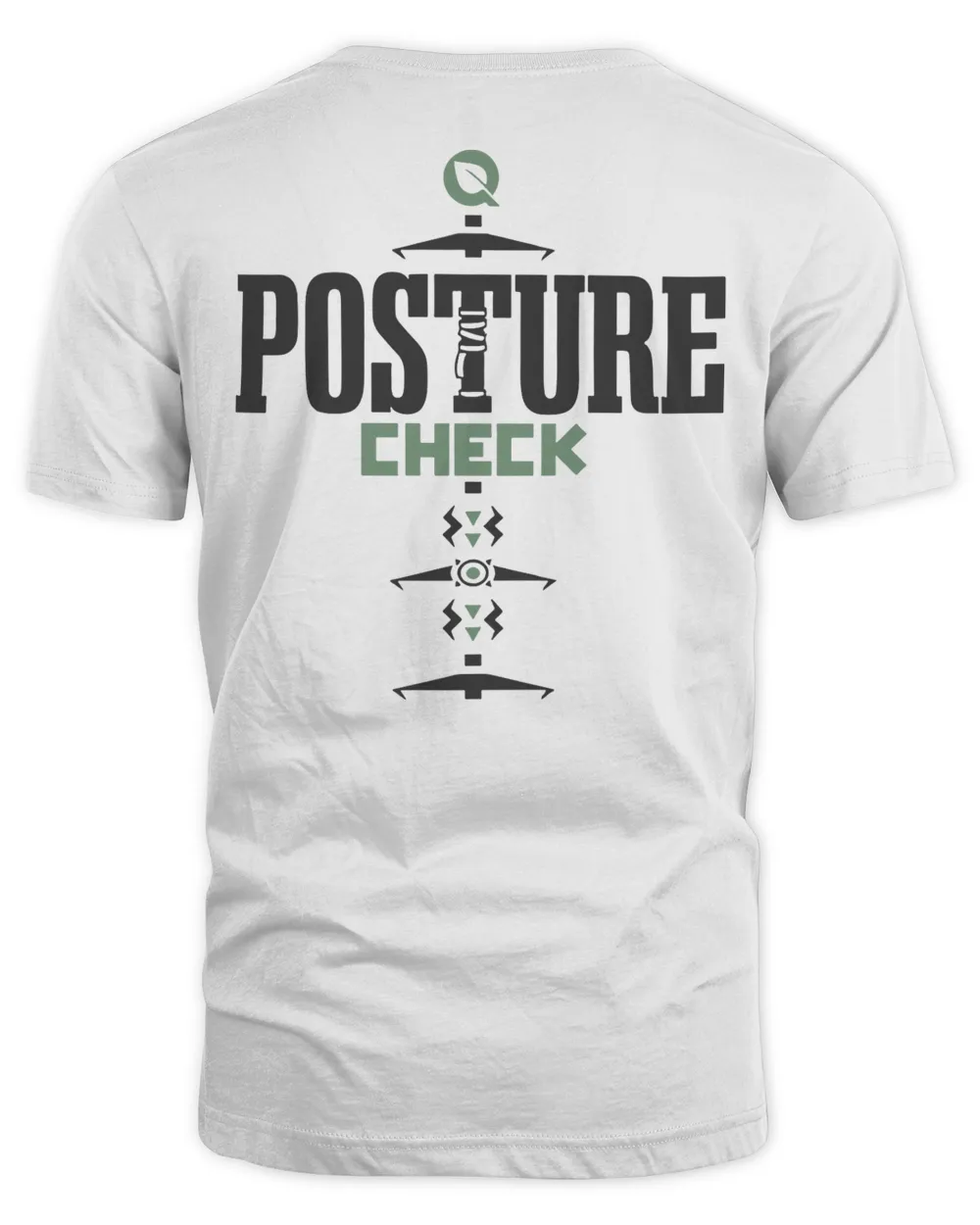 Flyquest Merch Posture Check Shirt Unisex Standard T-Shirt white s