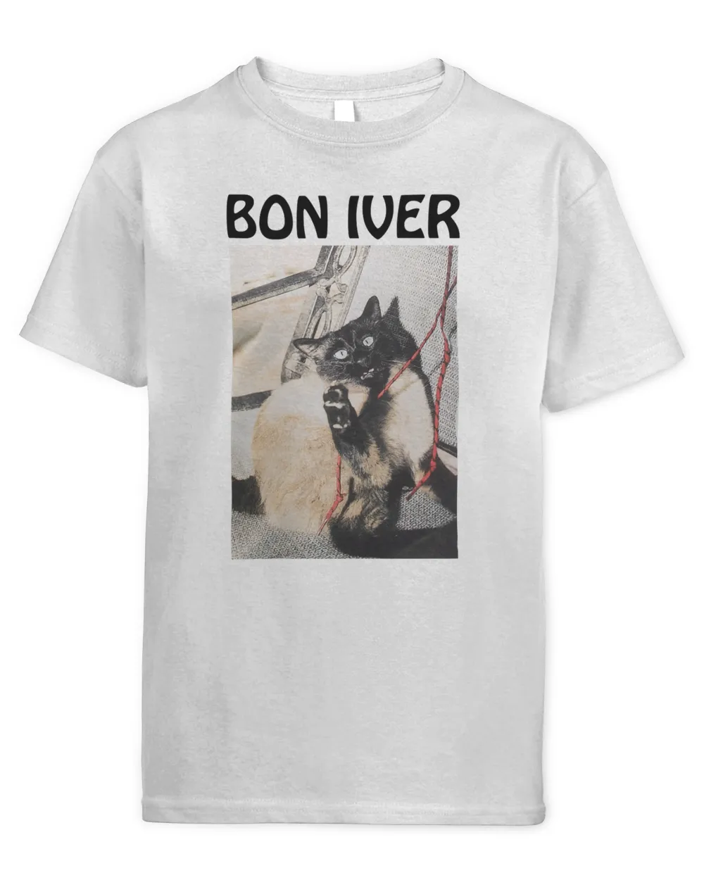 Bon iver cat shirt on sale