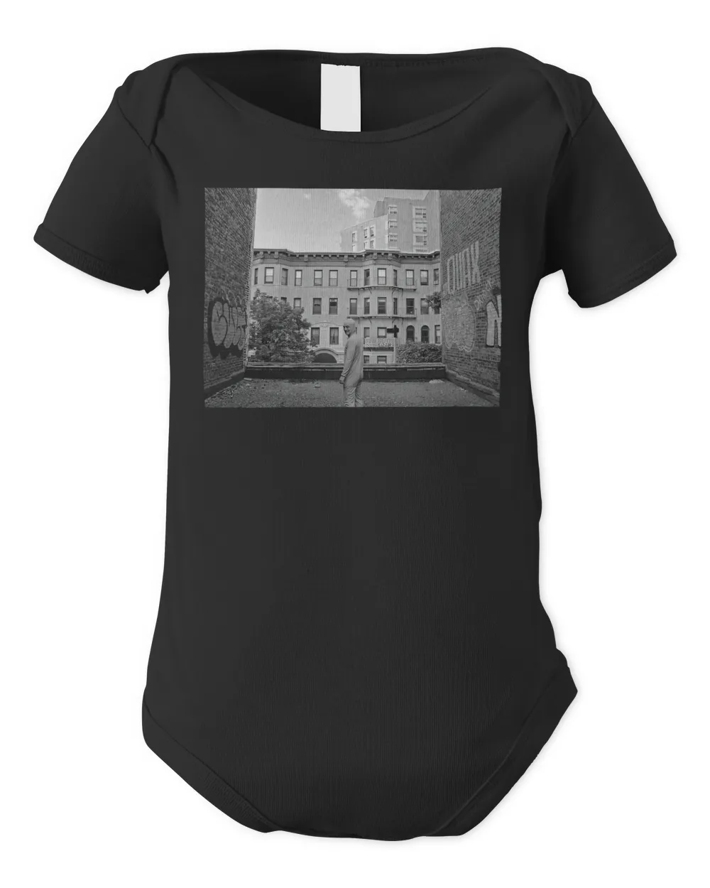 Filthy Frank Merch Rooftop Crop Bw Shirt Infant Short Sleeve Bodysuit black 3m