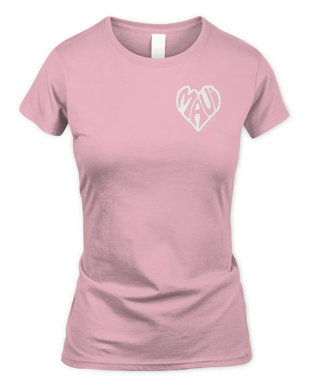 Not Enough Nelsons Merch Maui Heart Shirt Women's Standard T-Shirt light-pink s