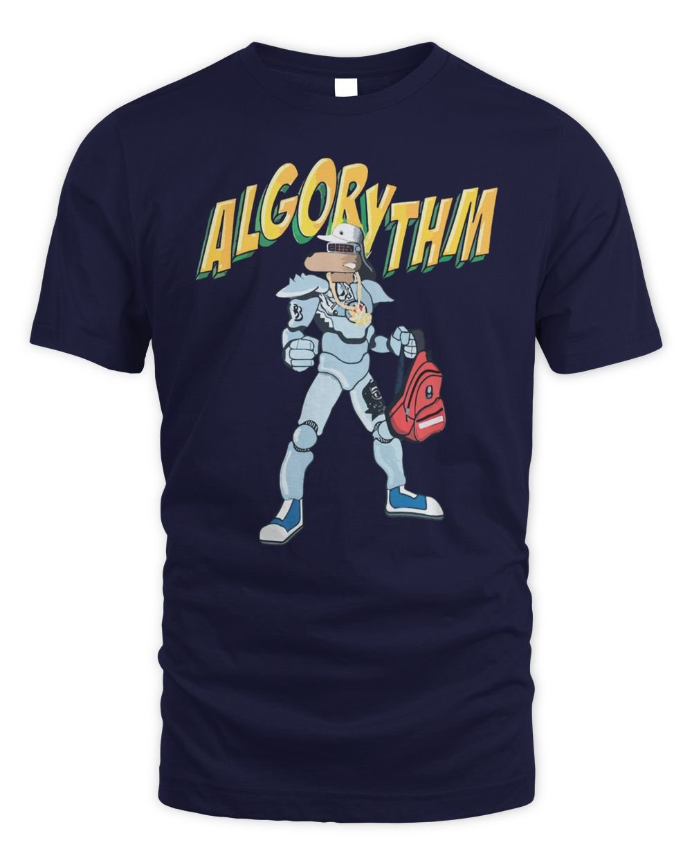 Backpack Boyz Merch Algorythm Shirt Unisex Standard T-Shirt navy s