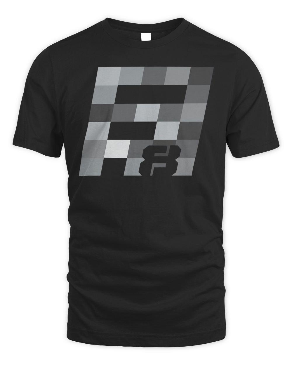 Furiousfade Merch Block Logo Shirt Unisex Standard T-Shirt black s