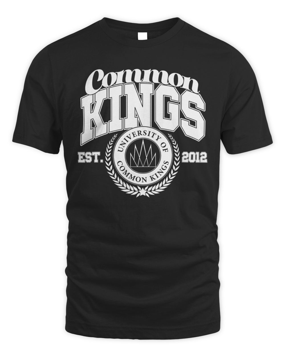 Common Kings Merch CK Collegiate Shirt Unisex Standard T-Shirt black s