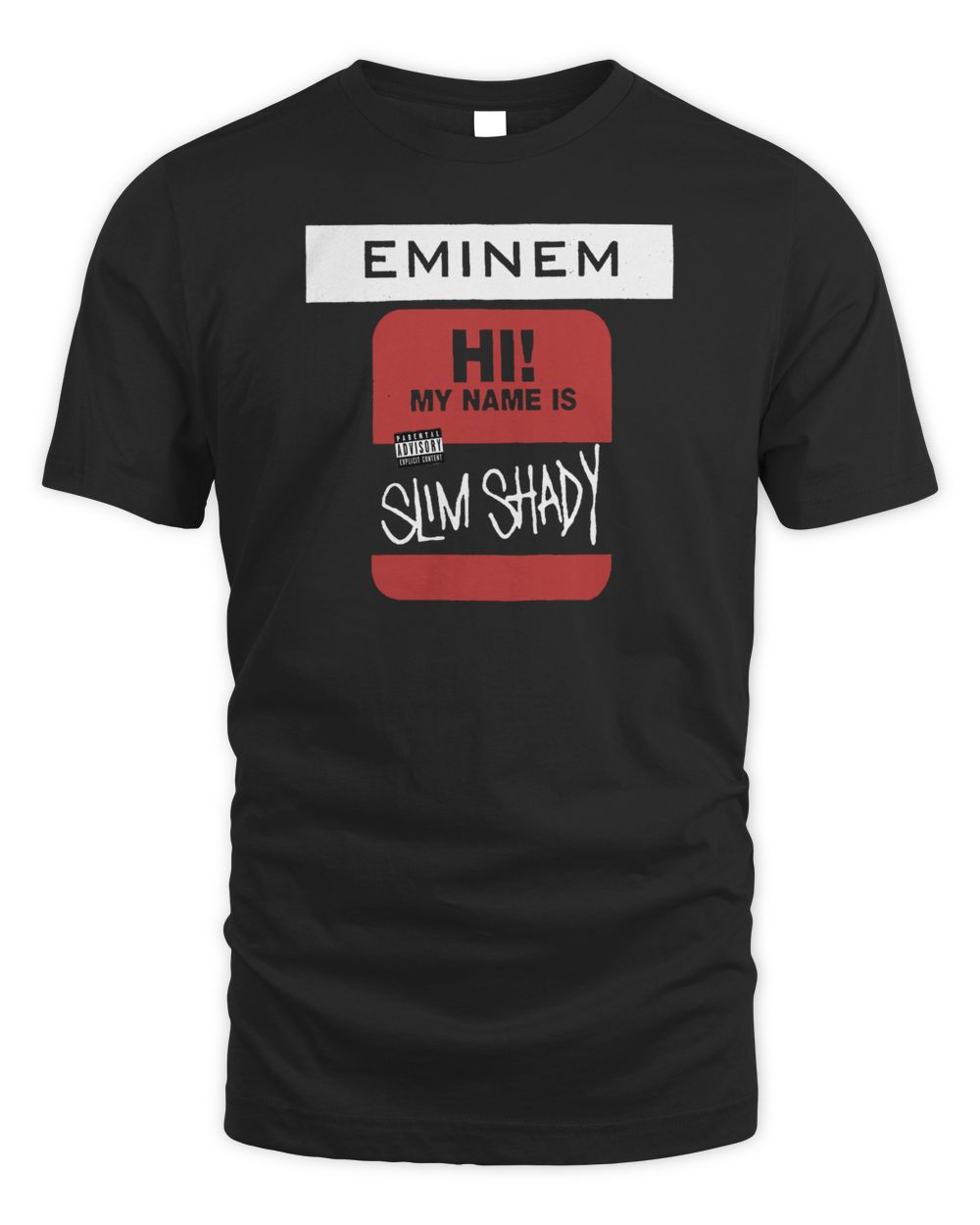 Eminem Merch Shady Sticker Shirt Unisex Standard T-Shirt black s