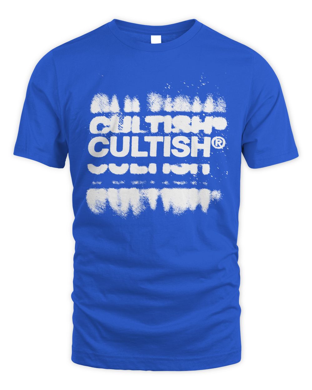 Cultish Clothing Distorted Shirt Unisex Standard T-Shirt royal s
