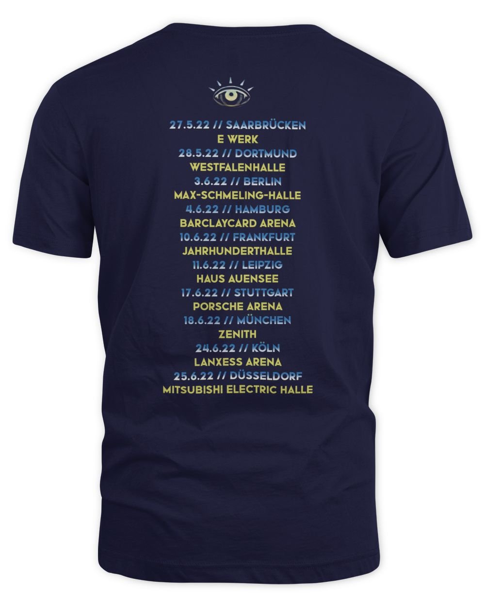 Alexander Marcus Merch Pharao Tour Shirt Unisex Standard T-Shirt navy s