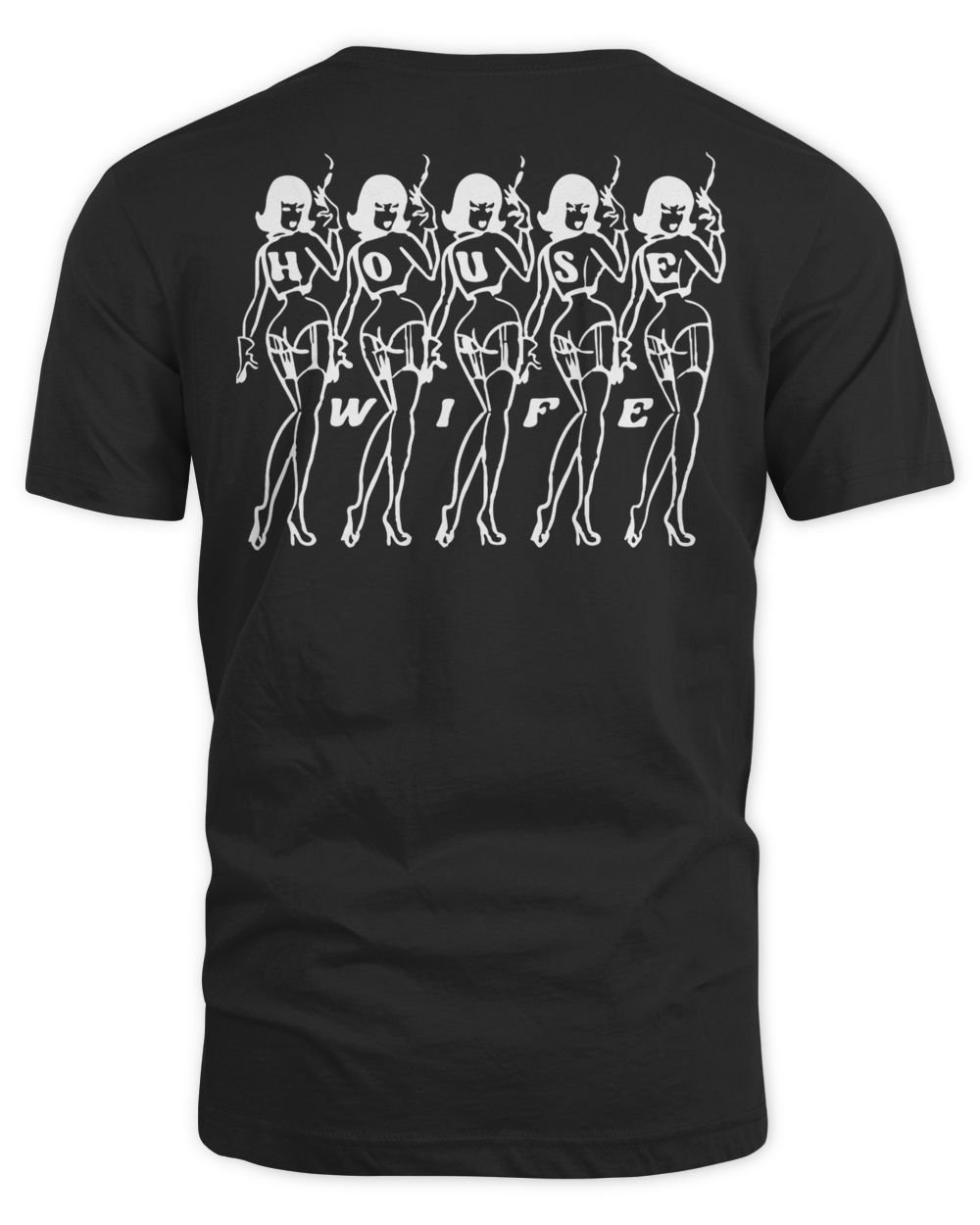 Qveen Herby Merch Housewife Shirt Unisex Standard T-Shirt black s