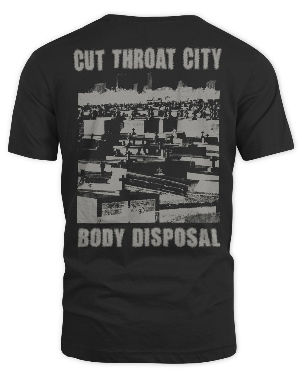 Staff Workforce Clothing Body Disposal Shirt Unisex Standard T-Shirt black s