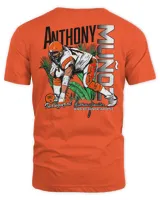 Cincy Shirts Anthony Munoz Ring of Honor Shirt Unisex Standard T-Shirt orange s