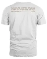 Brett Cooper Merch Bc Comments Section Studio Shirt Unisex Standard T-Shirt white s
