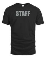 Staff Workforce Clothing Body Disposal Shirt Unisex Standard T-Shirt black s