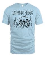 Goth Babe Merch Weekend Friends Shirt Unisex Standard T-Shirt light-blue s