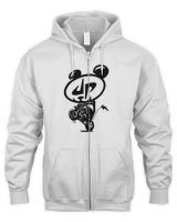Dude Perfect Merch Moto Panda T-Shirt Men's Zip Hoodie white s